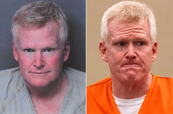 Alex Murdaugh mugshots before and after conviction in double murder case