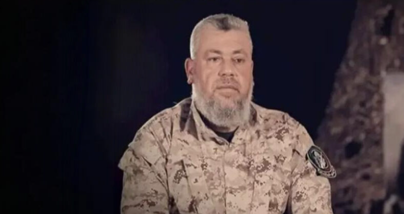 Izzadin El Haddad official portrait in camouflage uniform