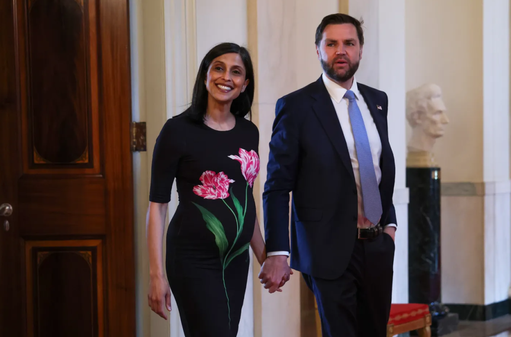 Vice President JD Vance and Second Lady Usha Vance official photo