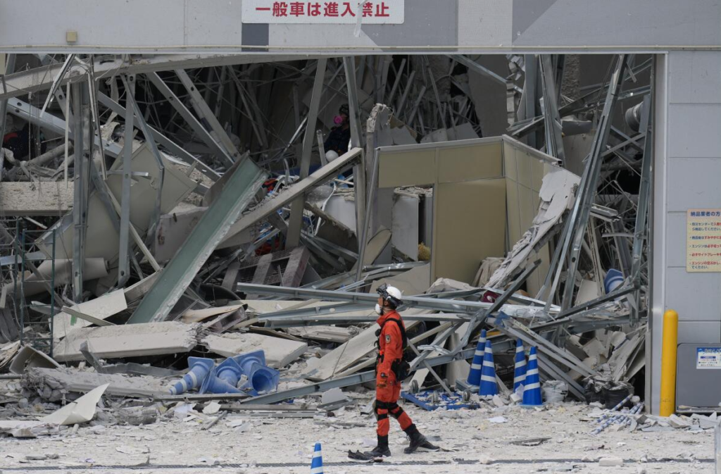 Earthquake damage to buildings in Japan