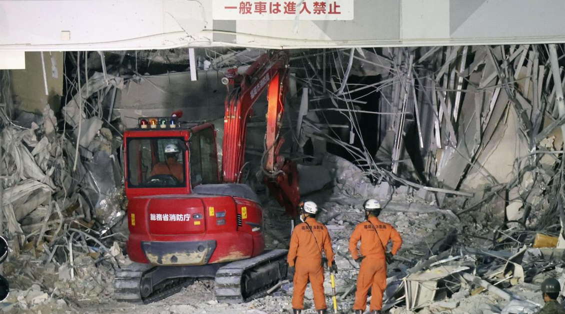 Water Cut to 79,000 Homes After Japan Earthquake Death Toll Hits 34