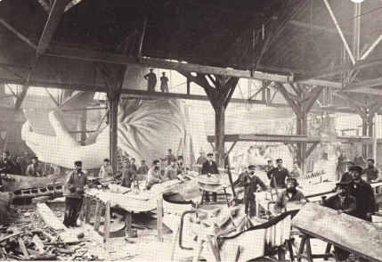 Statue of Liberty Construction 
