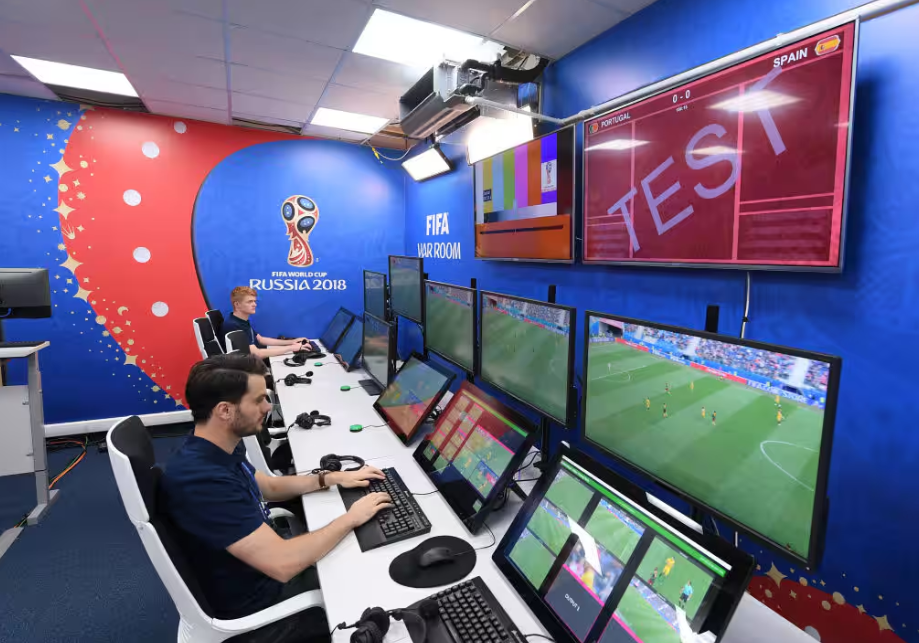 short for Video Assistant Referee