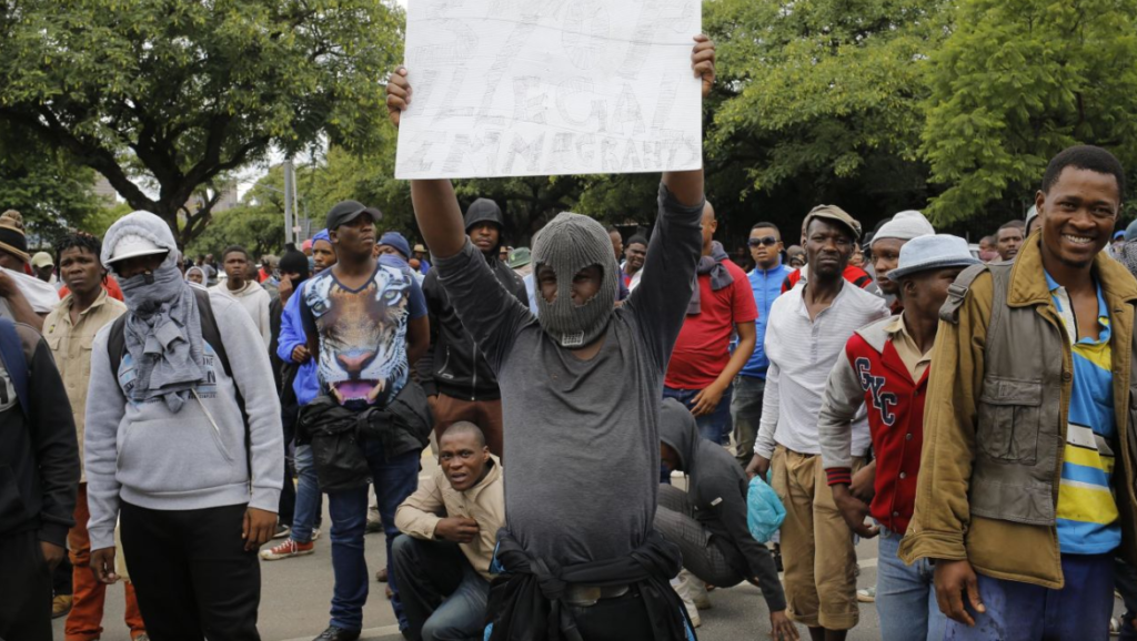 Anti Immigrant protests erupt in South Africa's capital