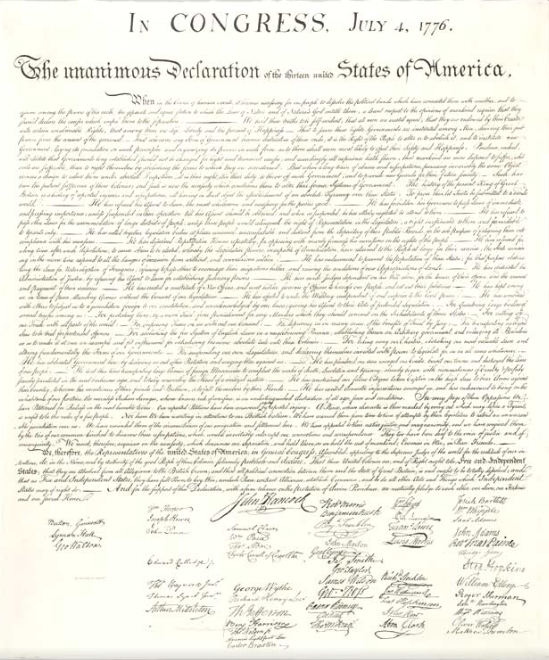 Declaration of Independence (1776)