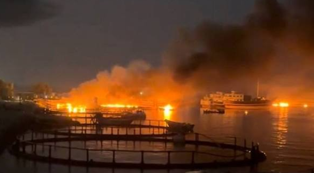 US Strikes hit Iranian military targets near Strait of Hormuz