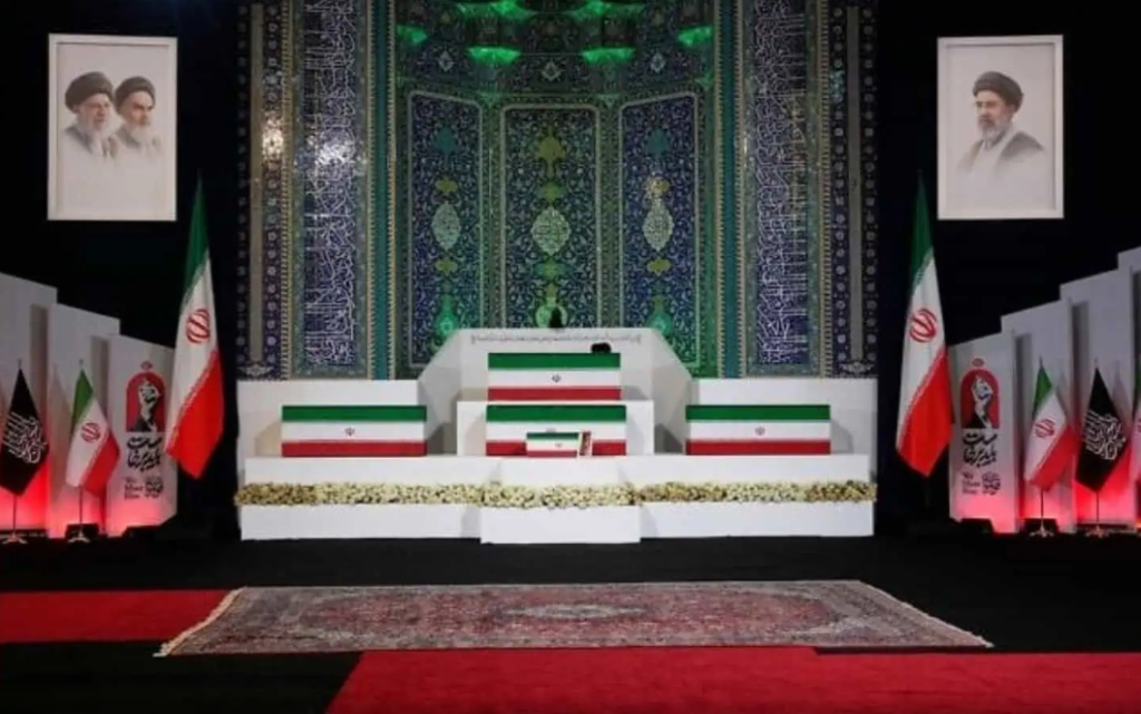 Iran began a seven-day state funeral for Ayatollah Ali Khamenei on July 3
