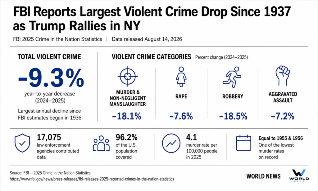Largest Violent Crime Drop